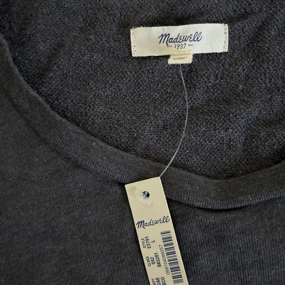 Madewell Charcoal Top - Picture 2 of 2